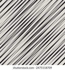 Modern Stylish Halftone Square Pattern Abstract Background. Monochromatic grid with variable square shapes. Ideal for contemporary design, digital art, and tech-inspired projects.