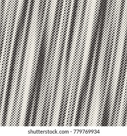 Modern Stylish Halftone Texture. Endless Abstract Background With Random Size Squares. Vector Seamless Chaotic Squares Mosaic Pattern