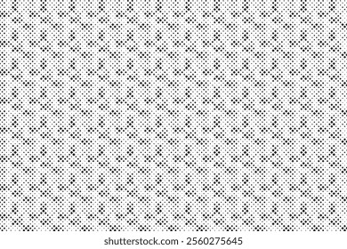 Modern Stylish Halftone Texture. Seamless Abstract Background with Random Size Squares. Vector Chaotic Squares Mosaic Pattern. Vector illustration.