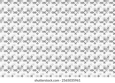 Modern Stylish Halftone Texture. Seamless Abstract Background with Random Size Squares. Vector Chaotic Squares Mosaic Pattern. Vector Illustration.