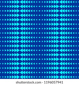 Modern Stylish Halftone Texture vector. Endless Abstract Background With Random Size Squares. Trendy Seamless Chaotic multicolor Mosaic Pattern