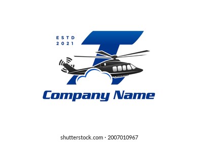 Modernes und stilvolles Logo-Design Erstausstattung I Helicopter.