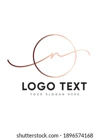 A modern stylish and incredibly elegant script letter type R logo template, Vector logo for business and company identity 
