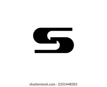 modern and stylish letter S logo design