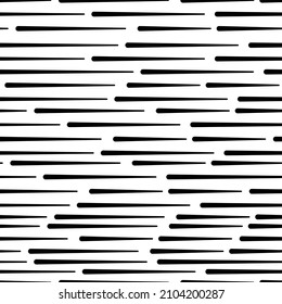 Modern stylish line texture background with black and white seamless pattern. Abstract monochrome vector illustration.