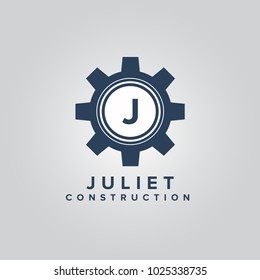 Modern and stylish logo design of J in vector for construction, home, real estate, building, property etc.