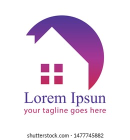 Modern and stylish logo design  vector for construction, home, real estate, building, property etc.