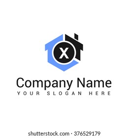 Modern and stylish logo design in vector for construction, home, real estate, building, property etc.
