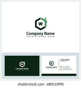 Modern And Stylish Logo Design In Vector For Construction, Home, Real Estate, Building, Property, Hotel, Home Business, Food Business Etc With Visiting Card Design.