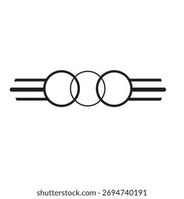 Modern and stylish logo design, where circles symbolise unity and connection..
This design is suitable for a car company, tech firm, or industrial brand.
Simple, powerful, and future-focused identity.