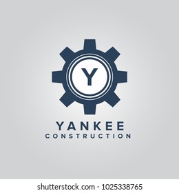 Modern and stylish logo design of Y in vector for construction, home, real estate, building, property etc.