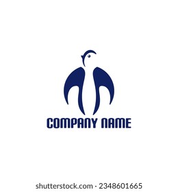 Modern and Stylish Logo of a penguin. Suitable for various kinds of businesses, especially in the marine and sports fields.