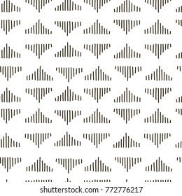 Modern stylish nook, corner texture with monochrome trellis. Repeating geometric grid. Bends, doodles and tittles. Vector seamless pattern. Simple graphic design. Trendy geometry. Abstract design