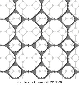 Modern stylish pattern of circle mesh. Repeating abstract background