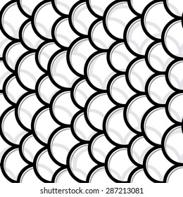 Modern stylish pattern of circle mesh. Repeating abstract background
