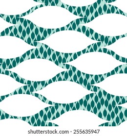 Modern stylish pattern of mesh. Repeating abstract background