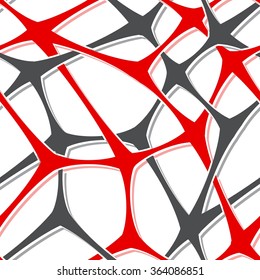 Modern stylish pattern of mesh. Repeating abstract background
