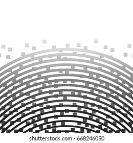 Modern stylish pattern.Monochrome graphic. Vector illustration. 