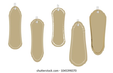 modern stylish price tag label banner icon sale collection illustration vector