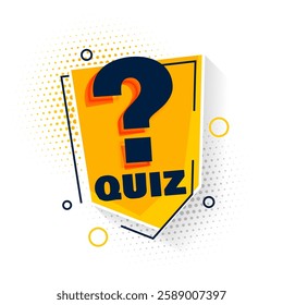 modern and stylish problem solving FAQ symbol background design vector