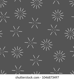 Modern stylish radiant texture. Abstract seamless pattern with geometric stars. 