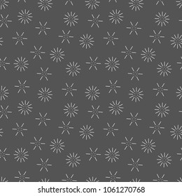 Modern stylish radiant texture. Abstract seamless pattern with geometric stars. 