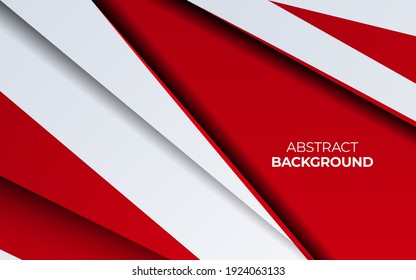 Modern stylish red background with paper effect