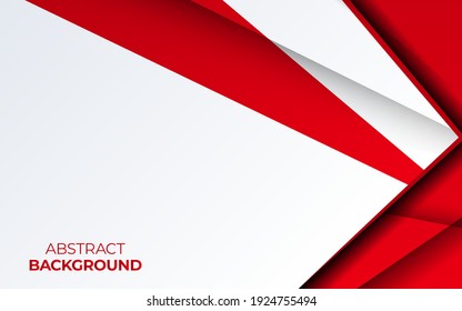 Modern stylish red background with paper effect