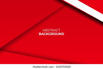 Modern stylish red background with paper effect