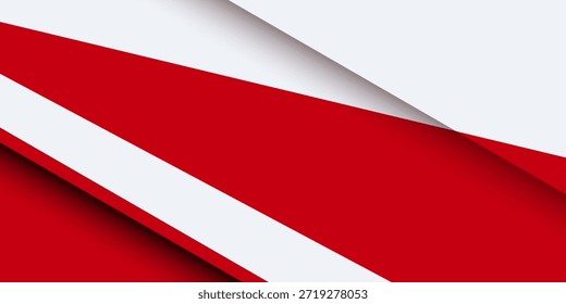 Moderner stylischer roter Hintergrund mit Papiereffekt