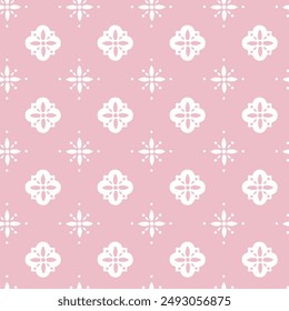 Modern stylish Repeating abstract pattern with chaotic strokes. Seamless vector decorative pattern with ornament motif on pink Background. used for textile.