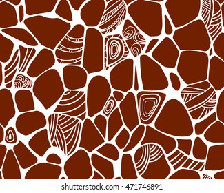 Modern stylish seamless net pattern. White on black dark red background