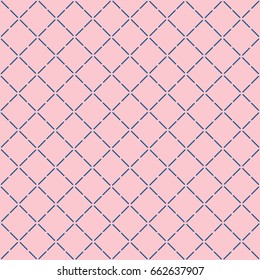 Modern stylish seamless pattern geometric background texture. Geometric simple peach pink beige print. Fashion modern fabric design. Vector illustration stock vector.