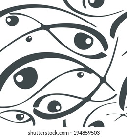 modern stylish |  seamless pattern, monochrome style