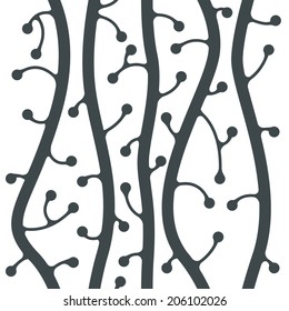 Modern stylish. Seamless pattern, monochrome style