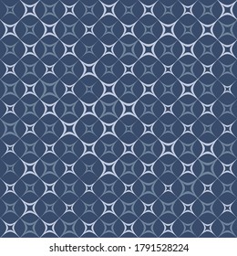 Modern Stylish Seamless Pattern with Trellis. Repeating Geometric Grid for Simple Graphic Design, Invitations or Wallpaper in Dark Gray Colors
