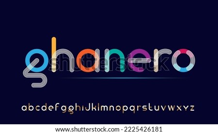 modern stylish small alphabet letter logo design Imagine de stoc © 