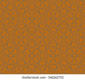 Modern stylish texture. background with fancy elements. Vector seamless pattern.