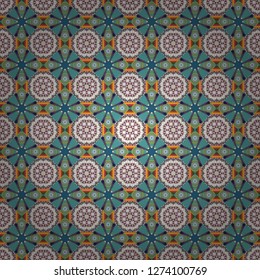 Modern stylish texture with blue, gray and pink tiles. Vector seamless pattern. Repeating geometric tile pattern. Simple graphic design. Trendy hipster geometry.