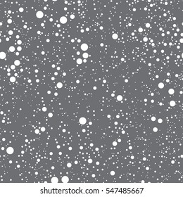 Modern stylish texture. Chaotic circles seamless pattern. Vector illustration.
