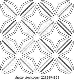  Modern stylish texture. Composition from regularly repeating geometrical element. Black and white pattern for web page, textures, card, poster, fabric, textile.. Vector illustrations.