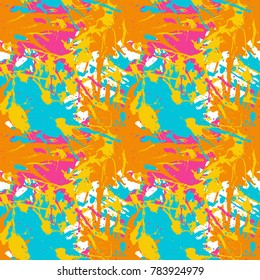 Modern stylish texture cover on transparent background. Simple watercolor brushes style shapes. Eps10. -stock vector