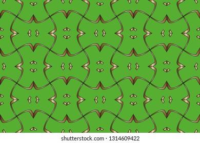 Modern stylish texture. Decoration for Wallpapers, poster, brochure cover, cards. background screensaver. Decorative seamless pattern. Classic vintage background    