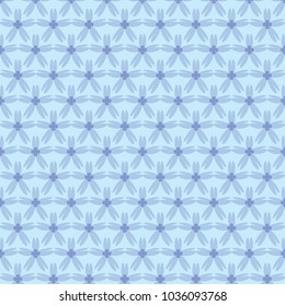 Modern stylish texture with flowers. Seamless vector pattern. Repeating geometric tiles. Flower background. 