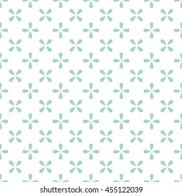 Modern stylish texture with flowers. Vector seamless pattern. 