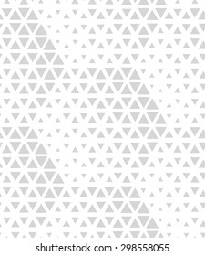 Modern stylish texture of the hexagons,triangles. Vector seamless pattern. Repeating geometric tiles. White and gray texture.