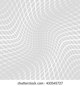 Modern stylish texture mesh. Seamless vector pattern. Repeating geometric tiles. Gray and white texture