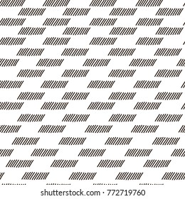 Modern stylish texture with monochrome trellis. Repeating geometric Quadrilateral grid. rhomboids. Vector seamless pattern. Simple graphic design. Trendy sacred geometry. Abstract design print