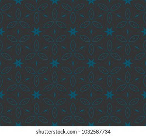 Modern stylish texture. Repeating abstract background with chaotic strokes. Vector monochrome seamless pattern