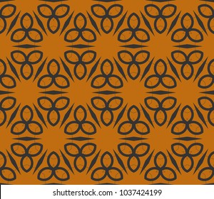 Modern stylish texture. Repeating abstract background with chaotic strokes.Vector monochrome seamless pattern